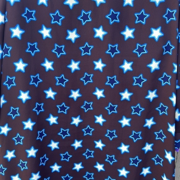 Lucky Chouette Star Print Dress Sz 36 With Pockets Mini Dress Wedding Guest - Picture 6 of 6